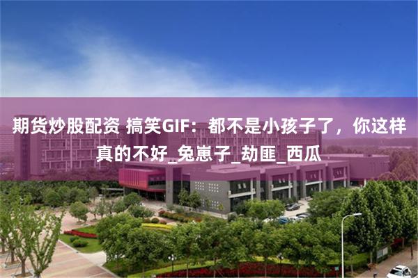 期货炒股配资 搞笑GIF：都不是小孩子了，你这样真的不好_兔崽子_劫匪_西瓜