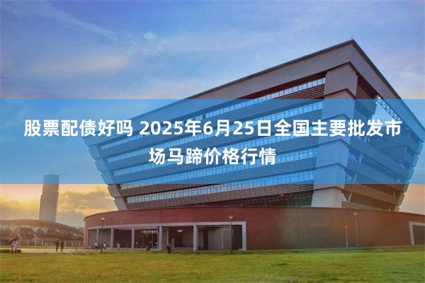 股票配债好吗 2025年6月25日全国主要批发市场马蹄价格行情