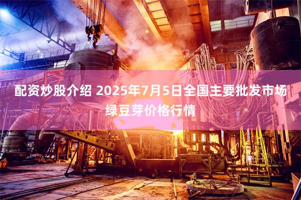 配资炒股介绍 2025年7月5日全国主要批发市场绿豆芽价格行情