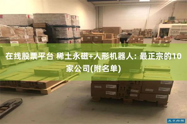 在线股票平台 稀土永磁+人形机器人: 最正宗的10家公司(附名单)
