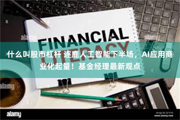 什么叫股市杠杆 逐鹿人工智能下半场，AI应用商业化起量！基金经理最新观点
