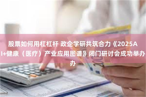 股票如何用杠杠杆 政企学研共筑合力《2025AI+健康（医疗）产业应用图谱》闭门研讨会成功举办